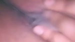 Cute girl showing her pussy  finger