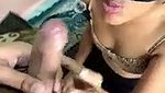 Girlfriend giving Blowjob