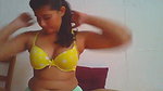 Cute Desi babe making video for bf