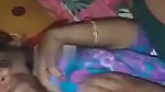 Husband suck her boob of his wife