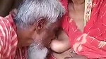Muslim old man suck neighbour old women