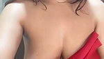 Sexy beautiful girl showing her huge boobs