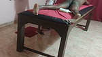 Sexy girl give massage  Handjob