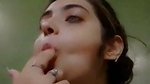 Sexy girl pressing her boobs  showing