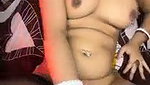 Sona baby showing  rubing her pussy with black dilo