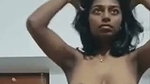 Tamil girl showing her boobs  pressing