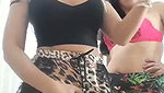 Three Mumbai girl showing  enjoying