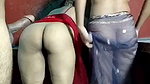 Two bhabhi showing her sexy ass  fucked