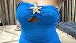 Boyfriend suck his gf boob  showing