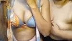 Foursome couple having fun  showing
