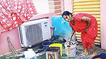 Youtuber aunty washing dress  showing her boobs