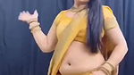 Anjaali rana real hot aunty deep navel thoppul shakes akkul belly chain compilation