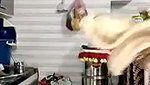 Hot desi bhabhi showing boobs in Kitchen Stripchat