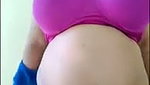 Indian Aunty Man Mohini Oiling Big Boobs For You