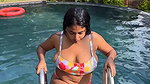 watersoule huge boobs and navel in bikini