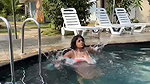 watersoule huge boobs and navel in bikini