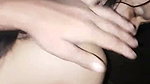After sex girlfriend wearing dress