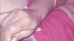 Aunty destroying her pussy with brinjal