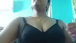 Aunty showing her huge melon