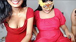 Aunty showing her pussy