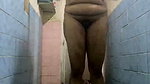 Aunty suck her own boobs fingering  bathing