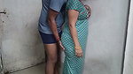 Bhabhi fucked hard in standing doggy position