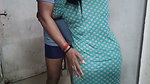 Bhabhi fucked hard in standing doggy position