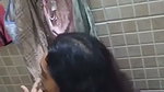 Sexy girl riding hard in bathroom