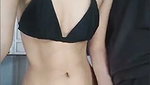 Slim bhabhi rubing her pussy  give Handjob