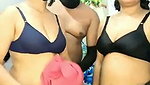 Two ladies having same boyfriend  enjoying showing