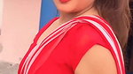 sanchita sexy navel in red saree