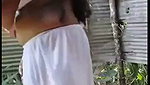 khule mein bhabhi nahayi