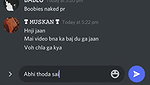 muskangf vc mein boob dikhayi