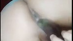 Super sexy Bengali Bhabhi masturtbating pussy with brinjal