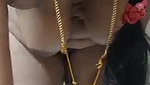 Big ass Tamil aunty with audio full nude show in video call