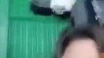Beautiful girl showing on video call