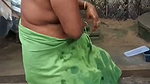dehati aunty nude bath