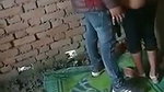 Shemale fucked in construction building