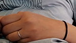 Beautiful sexy girl showing her boobs  pressing