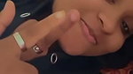 Boyfriend pressing her gf boob  showing