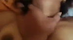 Sexy girl fucking hard on bed with ex lover