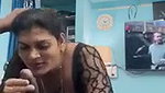 Tamil shemale enjoying  having fun