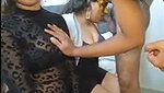 Two bhabhi enjoying with there devar