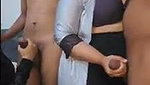 Two bhabhi enjoying with there devar