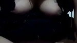 Wow black saree bhabhi showing her beauty boobs  pussy