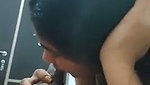 Beautiful girl Blowjob nicely deeply
