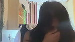 Beautiful girl showing her boobs  Fingering