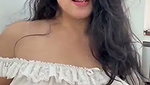Beautiful hot sexy girl showing her boobs in transparent dress