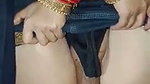 Beautiful newly married bhabhi drilling her pussy