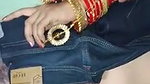 Beautiful newly married bhabhi drilling her pussy